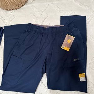 Navy carhart scrub pants